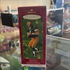 NFL Greenbay Packers Brett Favre Christmas ornament Hallmark Keepsake